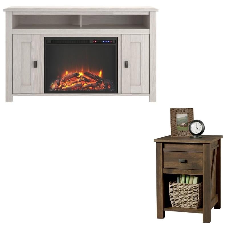 Home Square 2 Piece Living Room Set with 50
