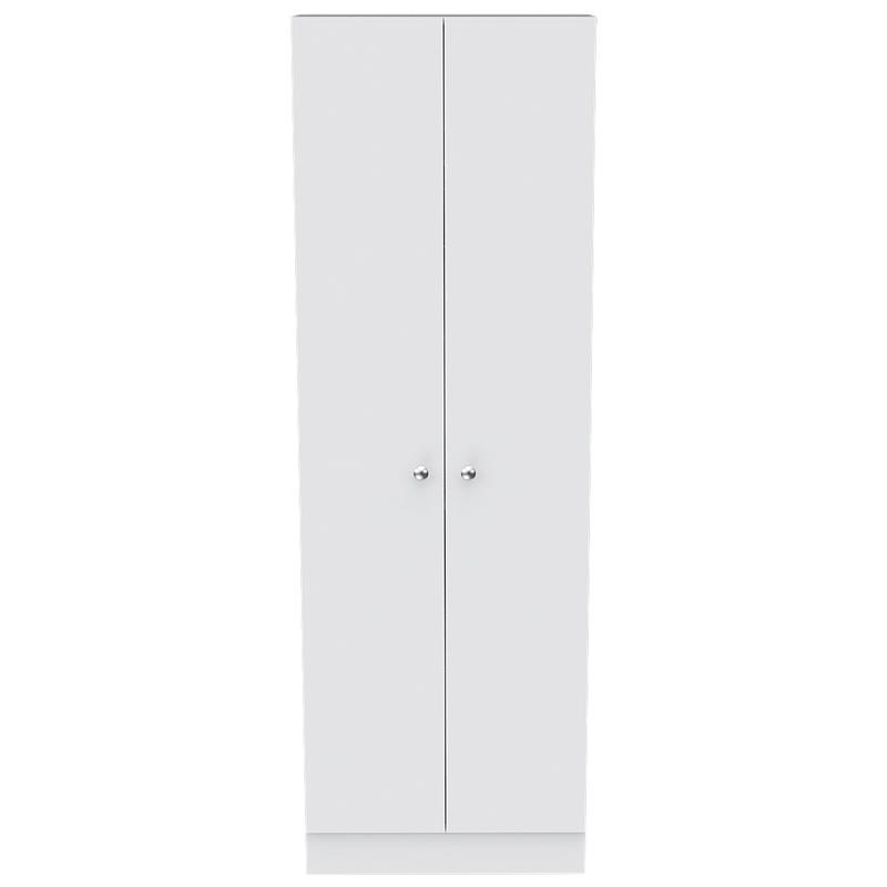 Home Square 2 Piece Multi Storage Pantry Cabinet Set in White