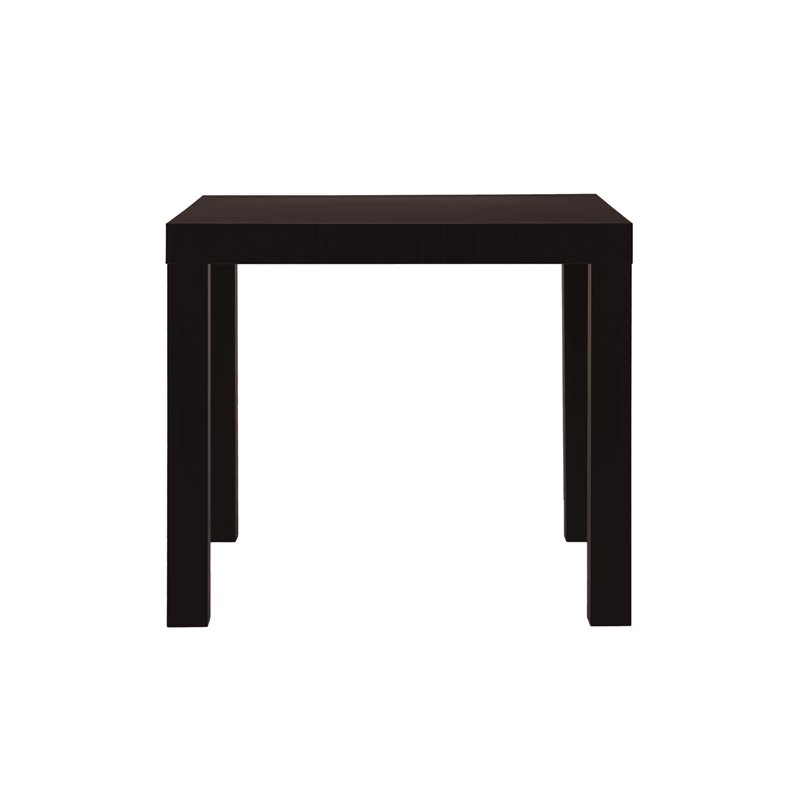 Home Square 2 Piece Hollow-core End Table Set in Espresso