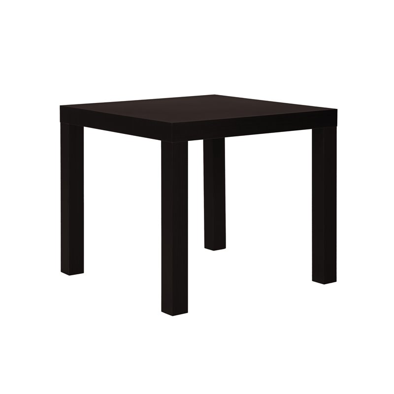 Home Square 2 Piece Hollow-core End Table Set in Espresso