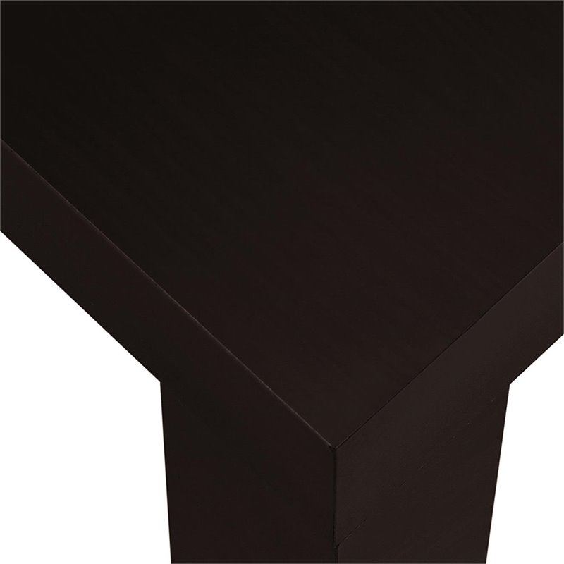 Home Square 2 Piece Hollow-core End Table Set in Espresso