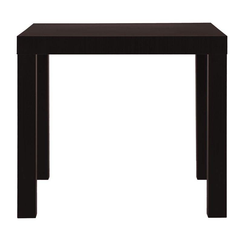 Home Square 2 Piece Hollow-core End Table Set in Espresso
