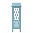 Home Square 2 Piece Wood Console Table Set in Sea Foam Green