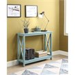 Home Square 2 Piece Wood Console Table Set in Sea Foam Green