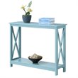Home Square 2 Piece Wood Console Table Set in Sea Foam Green