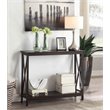 Home Square 2 Piece Wood Console Table Set in Espresso