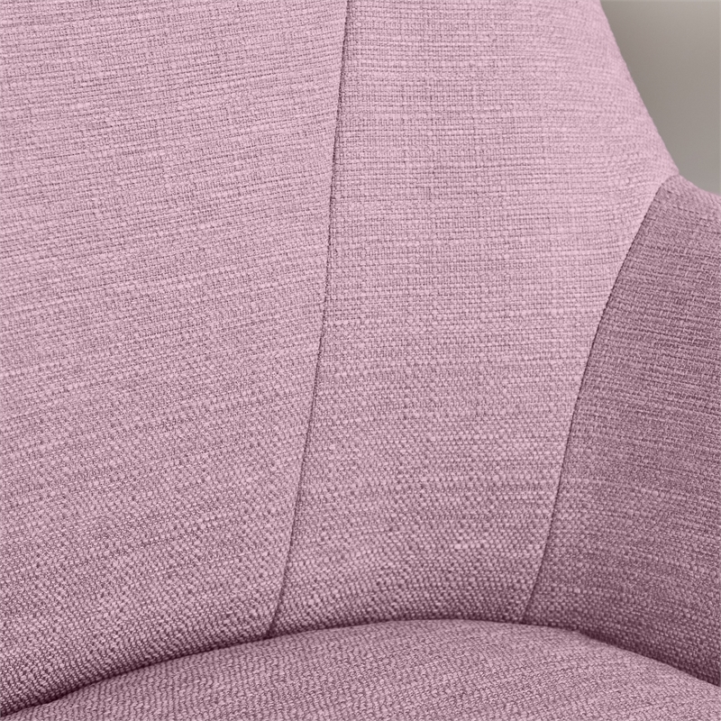 Home Square 2 Piece Leighton Fabric Home Office Chair Set in Lilac Purple