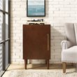 Home Square 2 Piece Record Player Stand Set in Mahogany