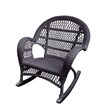 Home Square 2 Piece Wicker Chair Set in Espresso