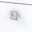 Home Square 2 Drawer Lateral Filing Cabinet Set in Pure White (Set of 2)