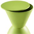 Home Square 2 Piece Storage Stool Set in Green