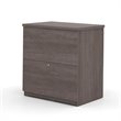 Home Square 2 Drawer Lateral Filing Cabinet Set in Bark Gray (Set of 2)