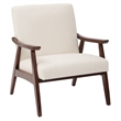 Home Square 2 Piece Linen Fabric Chair Set in Beige