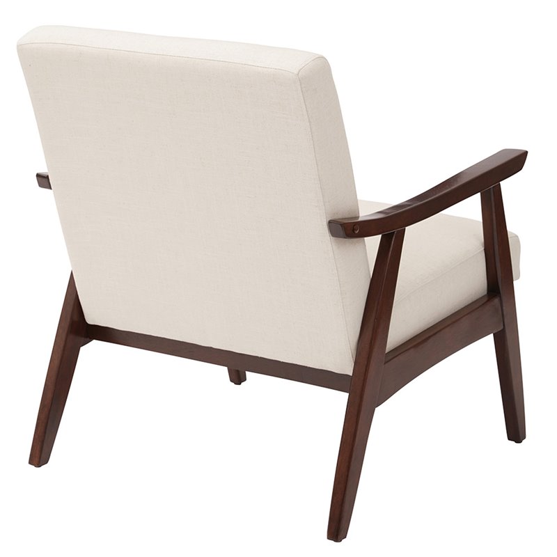 Home Square 2 Piece Linen Fabric Chair Set in Beige