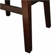 Home Square 2 Piece Wood Cow Print Bar Stool Set in Brown