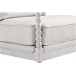 Home Square 2 Piece Fabric Spindle Chair Set with White Frame in Beige