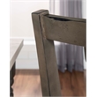 Home Square 2 Piece Wood Dining Side Chairs Set in Gray