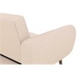 Home Square 2 Piece Upholstered Linen Sleeper Sofa Set in Pink
