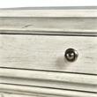 Home Square 3 Drawer Wood Nightstand Set in Rustic Ivory (Set of 2)