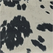 Home Square 2 Piece Cow Print Wood Counter Stool Set in Black