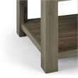 Home Square 2 Piece Wood End Table Set in Distressed Gray