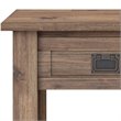 Home Square 2 Piece Wood End Table Set in Rustic Aged Brown