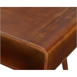 Home Square 2 Piece Mid Century Wood End Table Set in Espresso