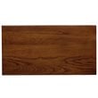 Home Square Mission Solid Ash Wood End Table in Medium Oak (Set of 2)