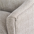 Home Square 2 Piece Swivel Linen Office Chair Set in Light Gray