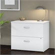 Home Square 2 Piece Lateral Engineered Wood Filing Cabinet Set in White