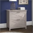 Home Square 2 Piece Lateral Filing Cabinet Set with 2 Drawer in Washed Gray