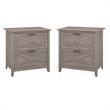 Home Square 2 Piece Lateral Filing Cabinet Set with 2 Drawer in Washed Gray