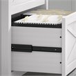 Home Square 2 Piece Lateral Filing Cabinet Set with 2 Drawer in Pure White Oak