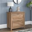 Home Square 2 Piece Lateral Filing Cabinet Set with 2 Drawer in Reclaimed Pine
