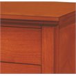 Home Square 2 Piece Solid Wood Nightstand Set with 3 Drawer in Oak