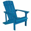 Home Square 2 Piece Faux Wood Adirondack Chair Set In Blue