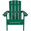 Home Square 2 Piece Faux Wood Adirondack Chair Set In Green