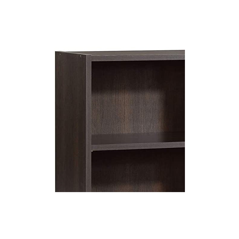Home Square 2 Piece Modern Engineered Wood Bookcase Set in Cinnamon Cherry