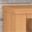Home Square 2 Piece Engineered Wood Bookcase Set with 5 Shelf in Maple Cross