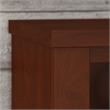 Home Square 2 Piece Engineered Wood Bookcase Set with 5 Shelf in Hansen Cherry