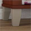 Home Square 2 Piece Engineered Wood Bookcase Set with 5 Shelf in Hansen Cherry