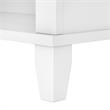 Home Square 2 Piece Engineered Wood Bookcase Set with 5 Shelf in White