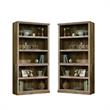 Home Square 2 Piece Wood Bookcase Set with 5 Shelf in Lintel Oak