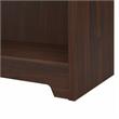 Home Square 2 Piece Engineered Wood Tall Bookcase Set in Modern Walnut