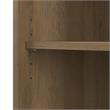 Home Square 2 Piece Engineered Wood Tall Bookcase Set in Reclaimed Pine