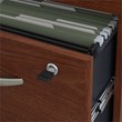 Home Square 2 Piece Engineered Wood Mobile Filing Cabinet Set in Mahogany