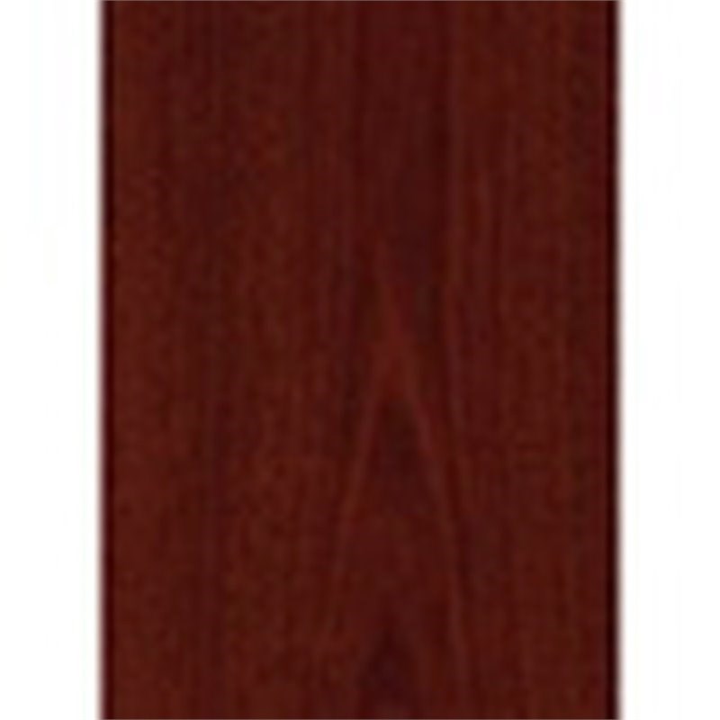Home Square 2 Piece Engineered Wood Mobile Filing Cabinet Set in Mahogany