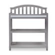 Baby Crib and Changing Table 2 Piece Set in Gray
