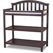 Baby Crib and Changing Table 2 Piece Set in Espresso