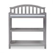 Baby Crib and Changing Table 2 Piece Set in Gray